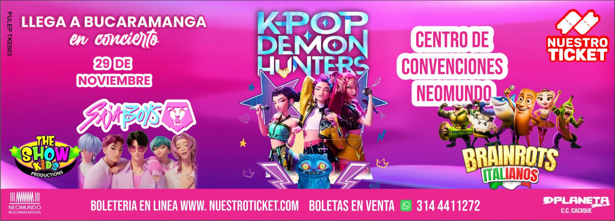 KPOP DEMON HUNTERS EN BUCARAMANGA