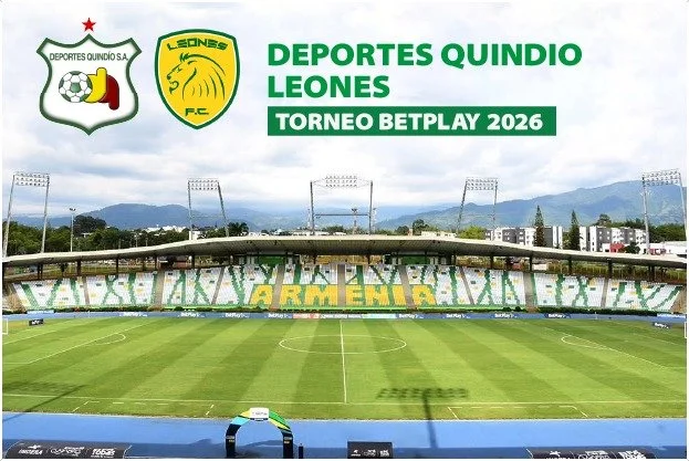 DEPORTES QUINDIO VS LEONES TORNEO BETPLAY 2026