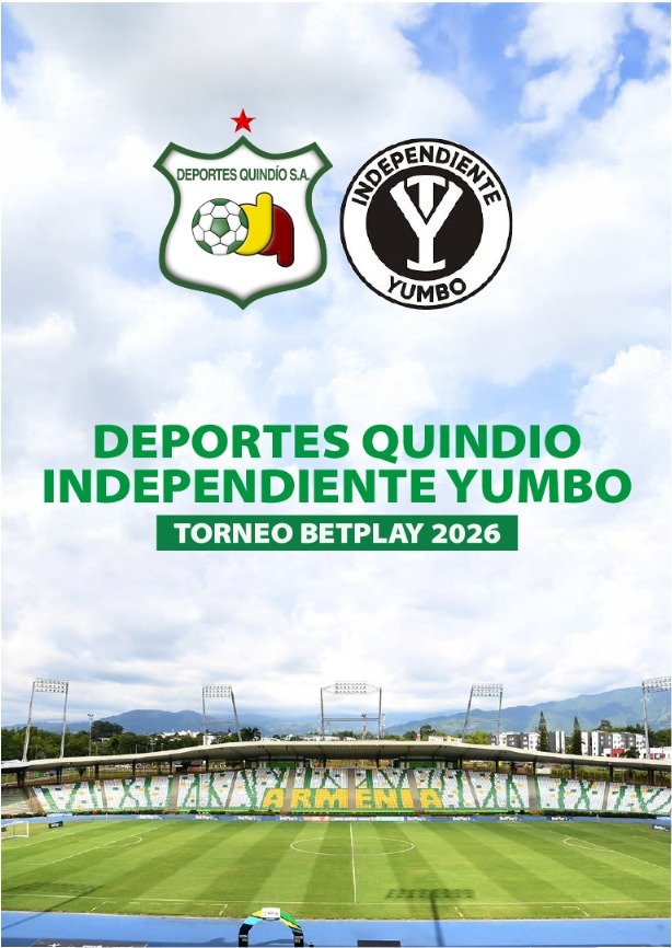 DEPORTES QUINDIO VS INDEPENDIENTE YUMBO TORNEO BETPLAY 2026