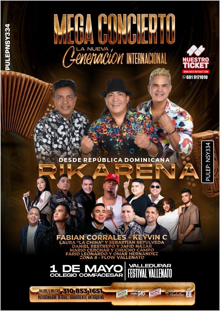 MEGA CONCIERTO LA NUEVA GENERACION