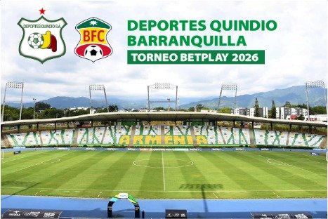 DEPORTES QUINDIO VS BARRANQUILLA BETPLAY 2026