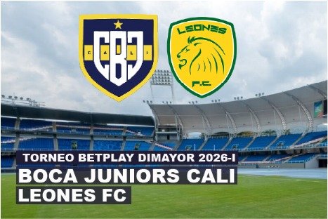 BOCA JUNIORS CALI VS LEONES FC BETPLAY 2026