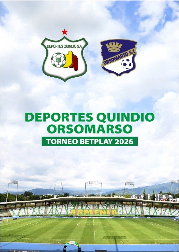 DEPORTES QUINDIO VS ORSOMARSO TORNEO BETPLAY 2026