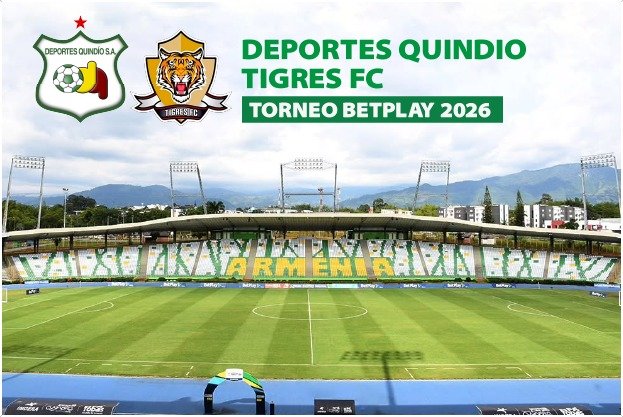 DEPORTES QUINDIO VS TIGRES - CUADRANGULARES 2026