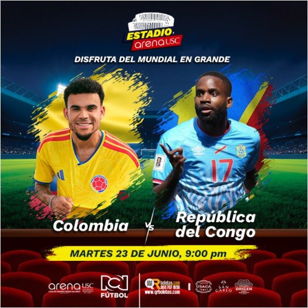 COLOMBIA VS REPUBLICA DEL CONGO - MUNDIAL ARENA USC
