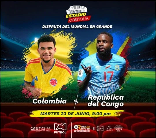 COLOMBIA VS REPUBLICA DEL CONGO - MUNDIAL ARENA USC