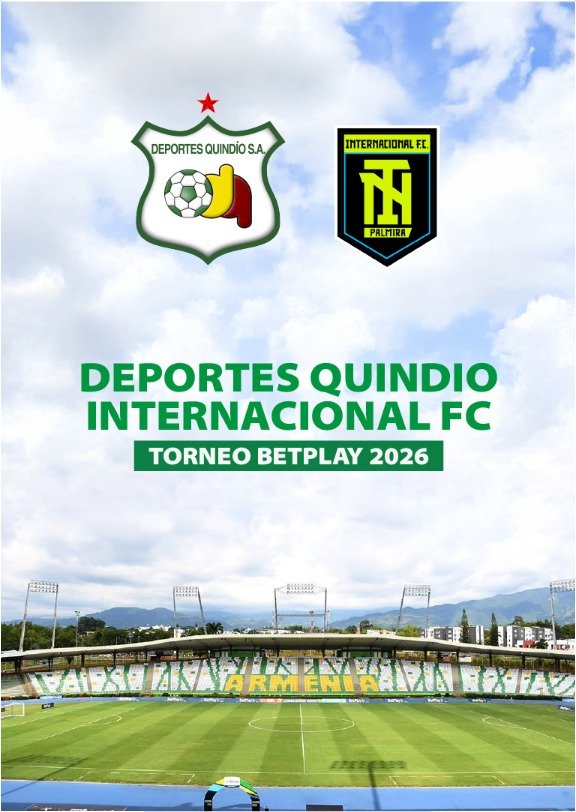 DEPORTES QUINDIO VS INTERNACIONAL FC - CUADRANGULARES 2026