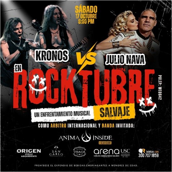 ROCKTUBRE “UN ENFRENTAMIENTO MUSICAL SALVAJE”