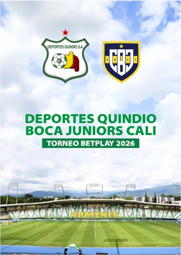 DEPORTES QUINDIO VS BOCA JUNIORS TORNEO 2026 - II