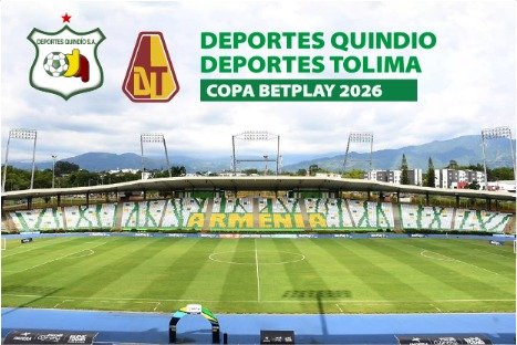 DEPORTES QUINDIO VS DEPORTES TOLIMA COPA 2026