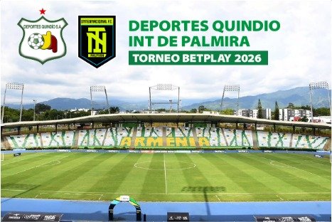 DEPORTES QUINDIO VS INT DE PALMIRA TORNEO 2026 - II