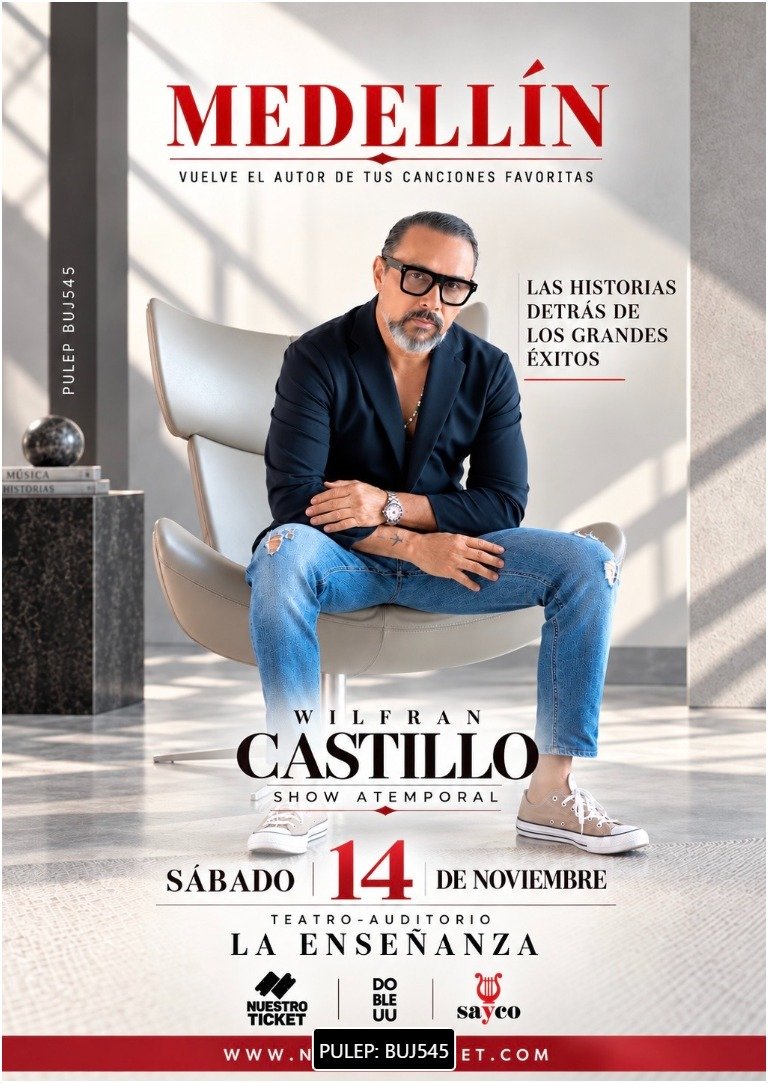 WILFRAN CASTILLO - LAS HISTORIAS DETRÁS DE LOS GRANDES EXITOS MEDELLIN
