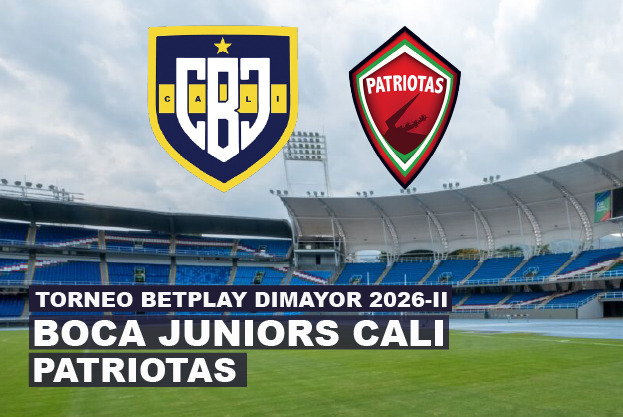 BOCA JUNIORS CALI VS PATRIOTAS TORNEO BETPLAY 2026 - II